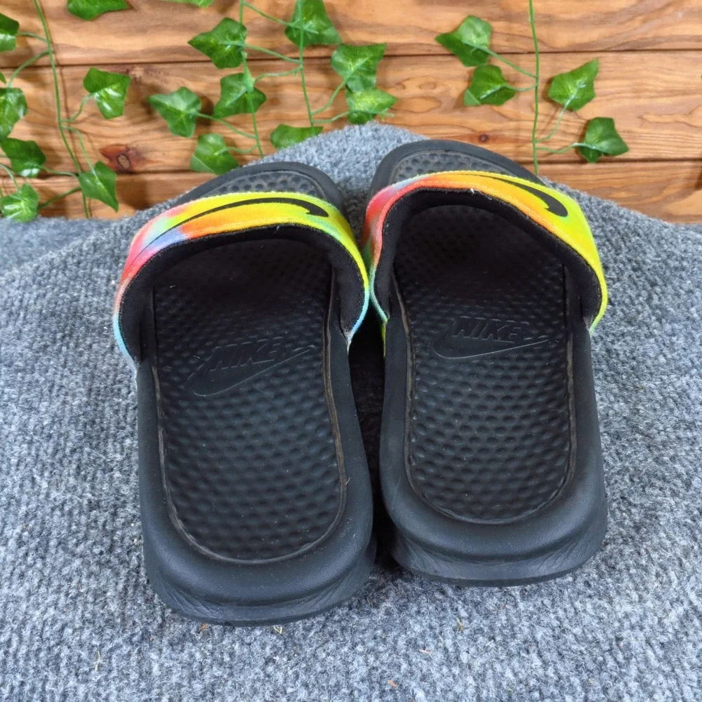 Nike Benassi JDI Print Men Slide Sandals Size 6 Casual Beach Tie‎ Dye Multi